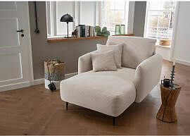 P & B Xxl-Sessel, Beige, Metall, Uni,