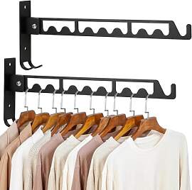 PCXWTLN Wandkleiderhaken Klappbar 2er-Pack, 32cm