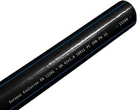 PE 100 PN16 Trinkwasserrohr 32 mm 1" 50m für 
