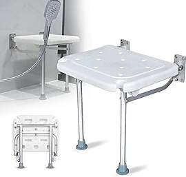 PEALOV Duschklappsitz Für Wandmontage,Badestuhl