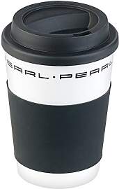 PEARL Kaffeebecher mit Deckel: Coffee-to-go-Becher 