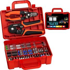 PEBA Crimpzange Set Vierkant mit Abisolierzange,