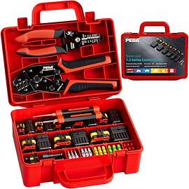 PEBA Crimpzange Wasserdicht Kfz Stecker Set,