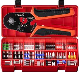 PEBA Sechskant Crimpzange Set inkl. 28 Größen