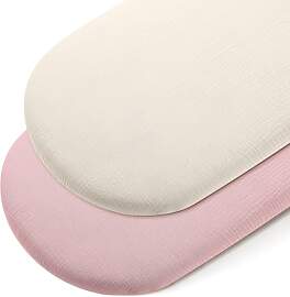 Peepeemax Musselin Spannbettlaken Beistellbett