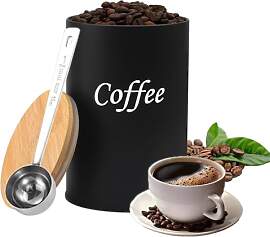 PEEXTBB Luftdicht Kaffeedose, 500 ml Bohnen