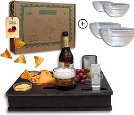 PEGSEN ALL IN ONE Couchbox mit 4 Glasschalen in