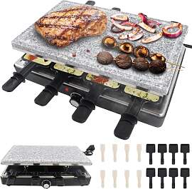 PEILU 1400W Raclette Grill für 8 Personen