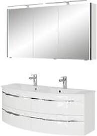 Pelipal Serie 7045 Badmöbel-Set SET-167-120 Weiß 