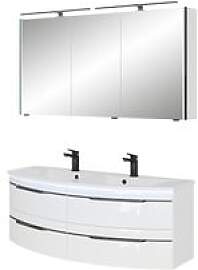 Pelipal Serie 7045 Badmöbel-Set SET-167-124 Weiß 