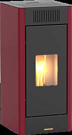 Pelletofen BLAZE "Ilia«", rot,