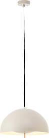 Pendelleuchte "Linnea", beige, Ø 40cm,