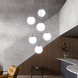 Pendelleuchte Modern Treppenhaus Kugel