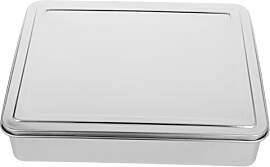 PEPLAYTAL Edelstahl Backblech Mit Deckel