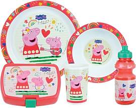 PEPPA PIG Geschirrset für Kinder mit 1 tiefen