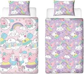 Peppa Pig Offizielles Bettwäsche-Set für