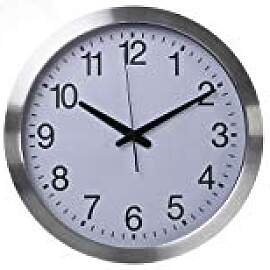 Perel Analoge Wanduhr 40 cm mit