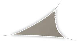 Perel Dreieckiges Sonnensegel mit 107 LEDs,