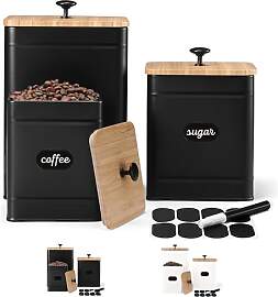 PERFNIQUE Küchen Vorratsdosen Set - 3er Kaffee