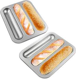 Perforierte Baguetteform, Hotdog-Brötchenform mit 