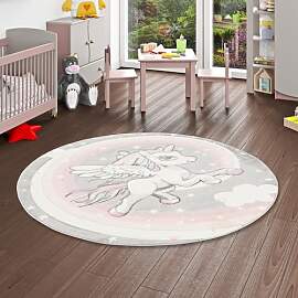 Pergamon Kinder Teppich Maui Kids Pastell Grau