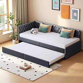 PerGar Schlafcouch Ausziehbar 90 x 200 cm mit