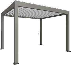 Pergola BIOHORT "3,5x3", quarzgrau,