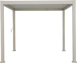 Pergola Deluxe ca. 300x250x300 cm Grau