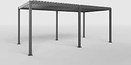 Pergola Deluxe Smart mit LED ca. 600x300 cm Alu