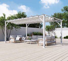 Pergola PARAGON "Florenz", weiß,
