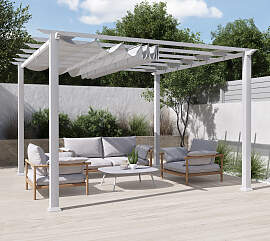 Pergola PARAGON "Florida", weiß,