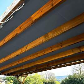 Pergola-Plane Anthrazitgrau 3x4 m - 5 Jahre
