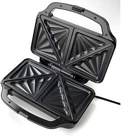 Petra - Sandwichtoaster in Schwarz