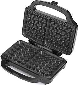 Petra - Waffeleisen in Schwarz