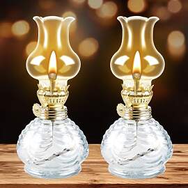 Petroleumlampe Outdoor Öllampe: 2 Stück