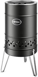 Petromax Feuertonne Pyron Black | Raucharmes Feuer 