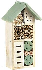 Pet Ting Insektenhaus aus Holz, Naturholz, Käfer, 