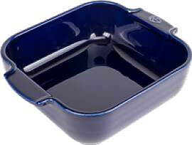 Peugeot Appolia Auflaufform quadratisch 21 cm blau 