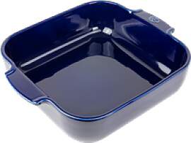 Peugeot Appolia Auflaufform quadratisch 28 cm blau 