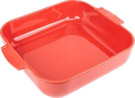 Peugeot Appolia Auflaufform quadratisch 36 cm rot