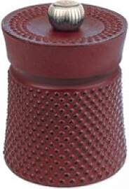 Peugeot Bali Pfeffermühle 8 cm Gusseisen rot -