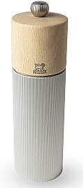 Peugeot LINE Aluminium/Natur - 18 cm Pfeffermühle