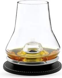 PEUGEOT Whisky Glas Set mit 1 Glas, 1 Metallfuß,