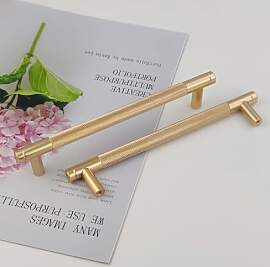 Pexintek 10 Stück Schrankgriffe Gold Moderne