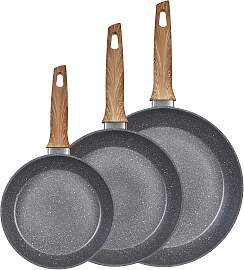 Pfannen-Set KING "Essential", grau,