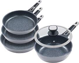 Pfannen-Set KING "Moonscape", grau,