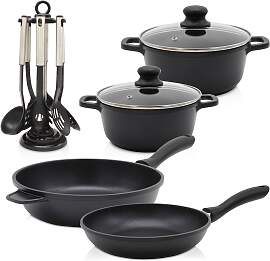 Pfannen-Set KRÜGER "Aluguss Topf- und