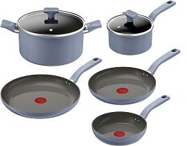 Pfannen-Set TEFAL "Cera Color", blau,