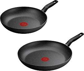 Pfannenset Tefal Dark Essential Schwarz, 2-tlg.