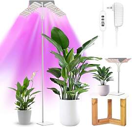 Pflanzenlampe LED Vollspektrum mit Standfuß für
